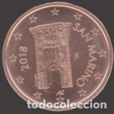 Euros: San Marino 2 cent 2018 Uncirculated UNC