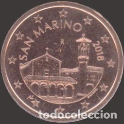 Euros: San Marino 5 cent 2018 Uncirculated UNC