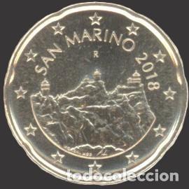 Euros: San Marino 20 cent 2018 Uncirculated UNC