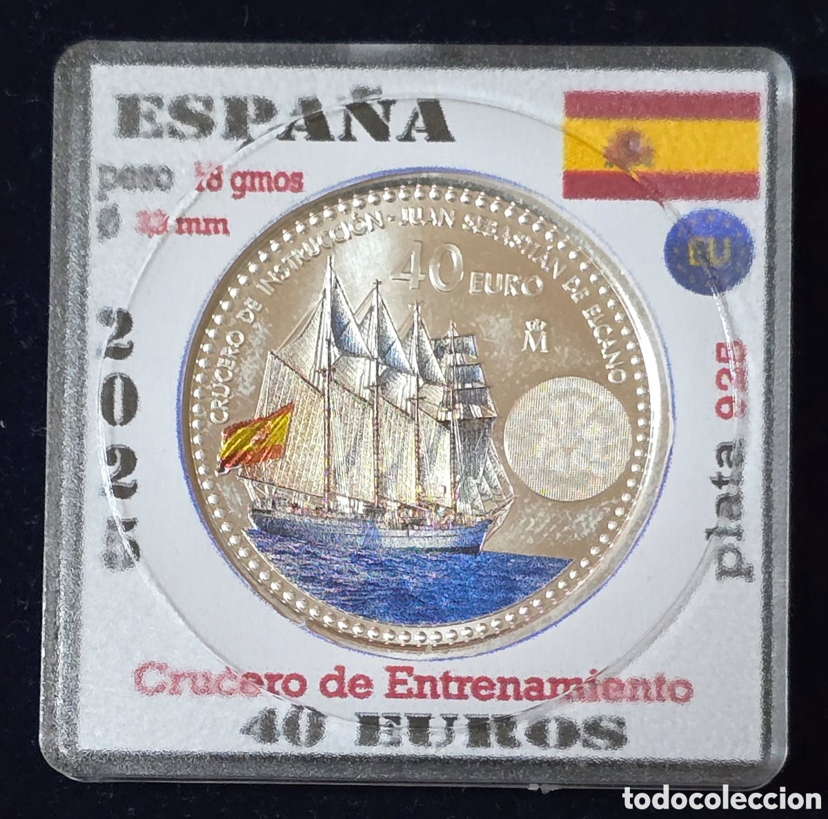 Euros: Espa&ntilde;a 40&euro; 2025 crucero de entrenamiento