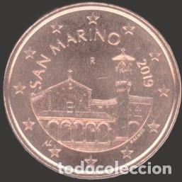 Euros: San Marino 5 cent 2019 Uncirculated UNC