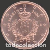 Euros: San Marino 1 cent 2020 Uncirculated UNC