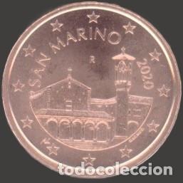 Euros: San Marino 5 cent 2020 Uncirculated UNC