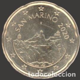 Euros: San Marino 20 cent 2020 Uncirculated UNC