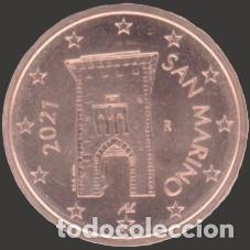 Euros: San Marino 2 cent 2021 Uncirculated UNC