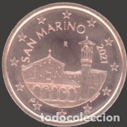 Euros: San Marino 5 cent 2021 Uncirculated UNC