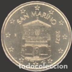 Euros: San Marino 10 cent 2021 Uncirculated UNC