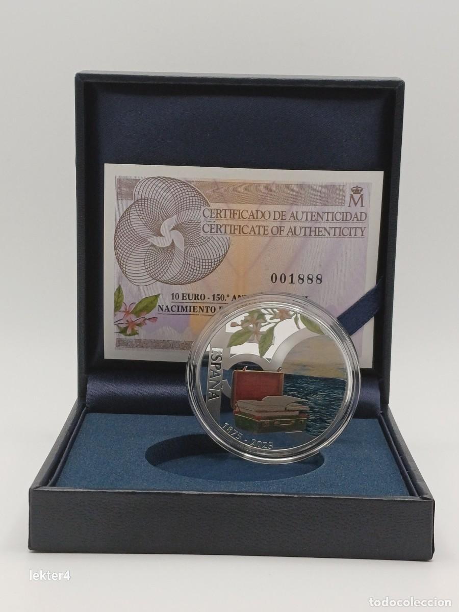 Euros: ESPA&Ntilde;A 10 EUROS 2025 PLATA PROOF - 150 ANIVERSARIO DE ANTONIO MACHADO