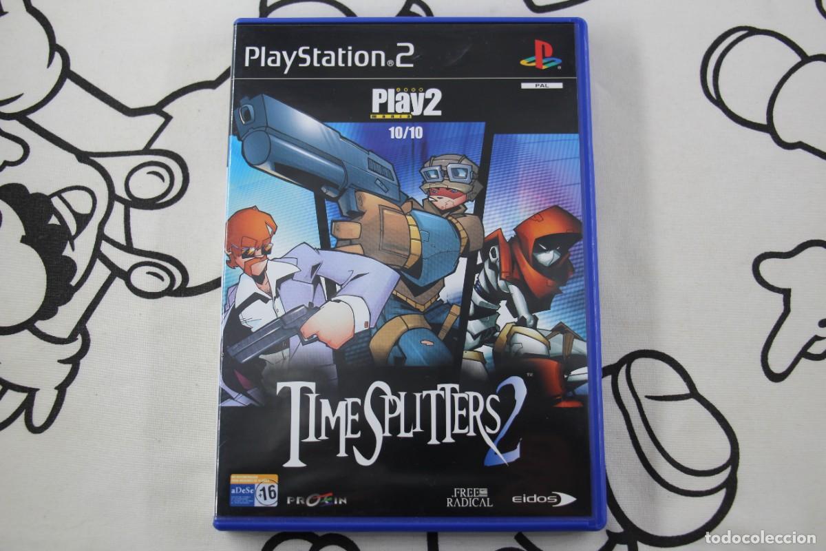 Euros: PLAY STATION 2 PS2 TIMESPLITTERS 2 TIME SPLITTERS MUY BUEN ESTADO PAL ESPA&Ntilde;A