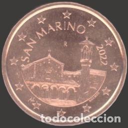 Euros: San Marino 5 cent 2022 Uncirculated UNC