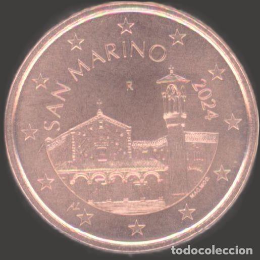 Euros: San Marino 5 cent 2024 Uncirculated UNC