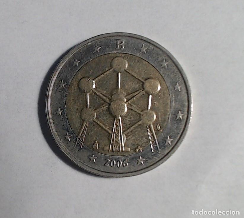 Euros: Moneda 2 euros Atomium B&eacute;lgica 2006