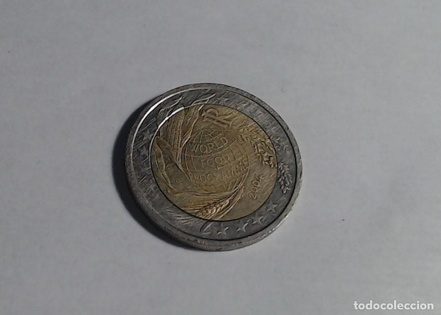 Euros: Moneda 2 euros Italia a&ntilde;o 2004 World Food Program