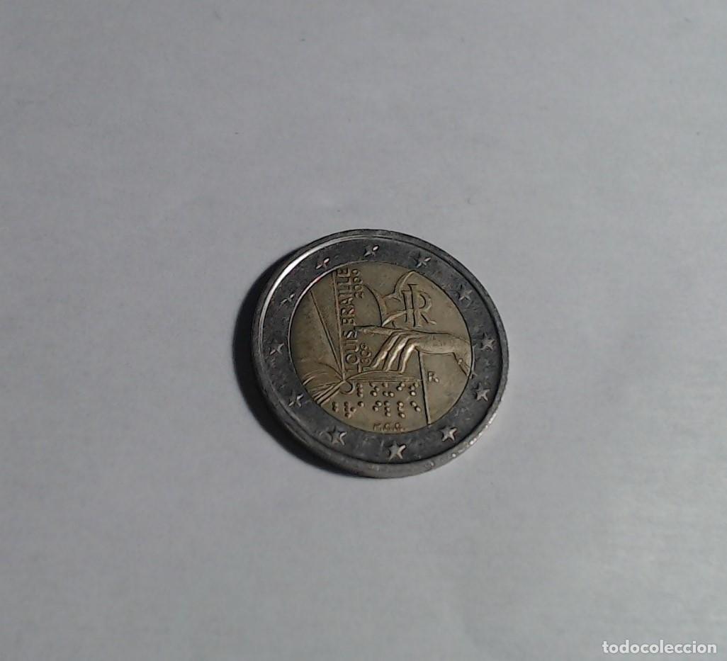 Euros: 2&euro; Italia 2009 Moneda Conmemorativa Louis Braille
