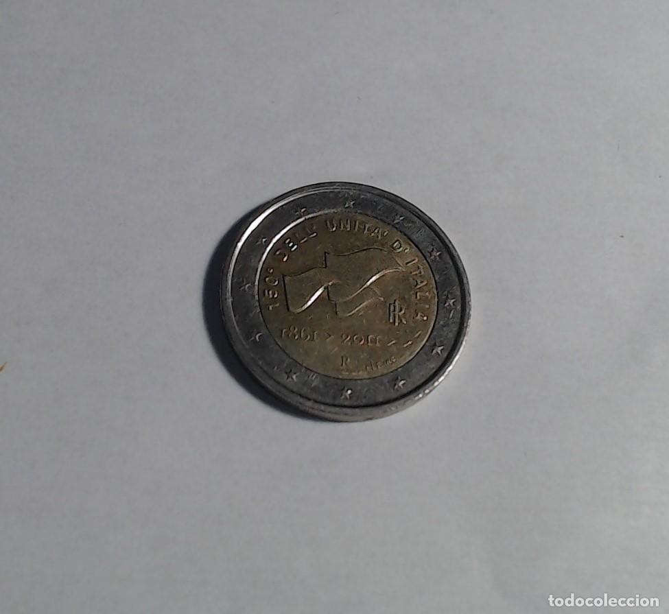 Euros: 2&euro; Italia 2011. Unidad de Italia.