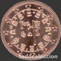 Euros: Portugal 5 cent 2003 from original set Uncirculated UNC