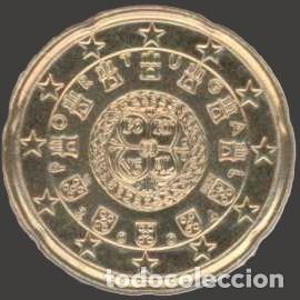 Euros: Portugal 20 cent 2004 Uncirculated UNC