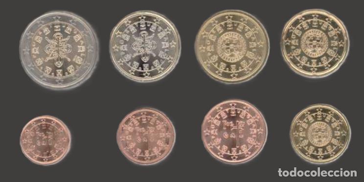 Euros: Portugal all 8 coins 2004 Uncirculated UNC