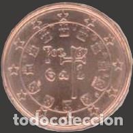 Euros: Portugal 1 cent 2005 Uncirculated UNC