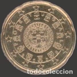 Euros: Portugal 20 cent 2005 Uncirculated UNC