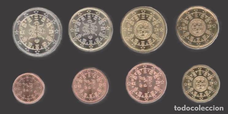 Euros: Portugal all 8 coins 2005 Uncirculated UNC