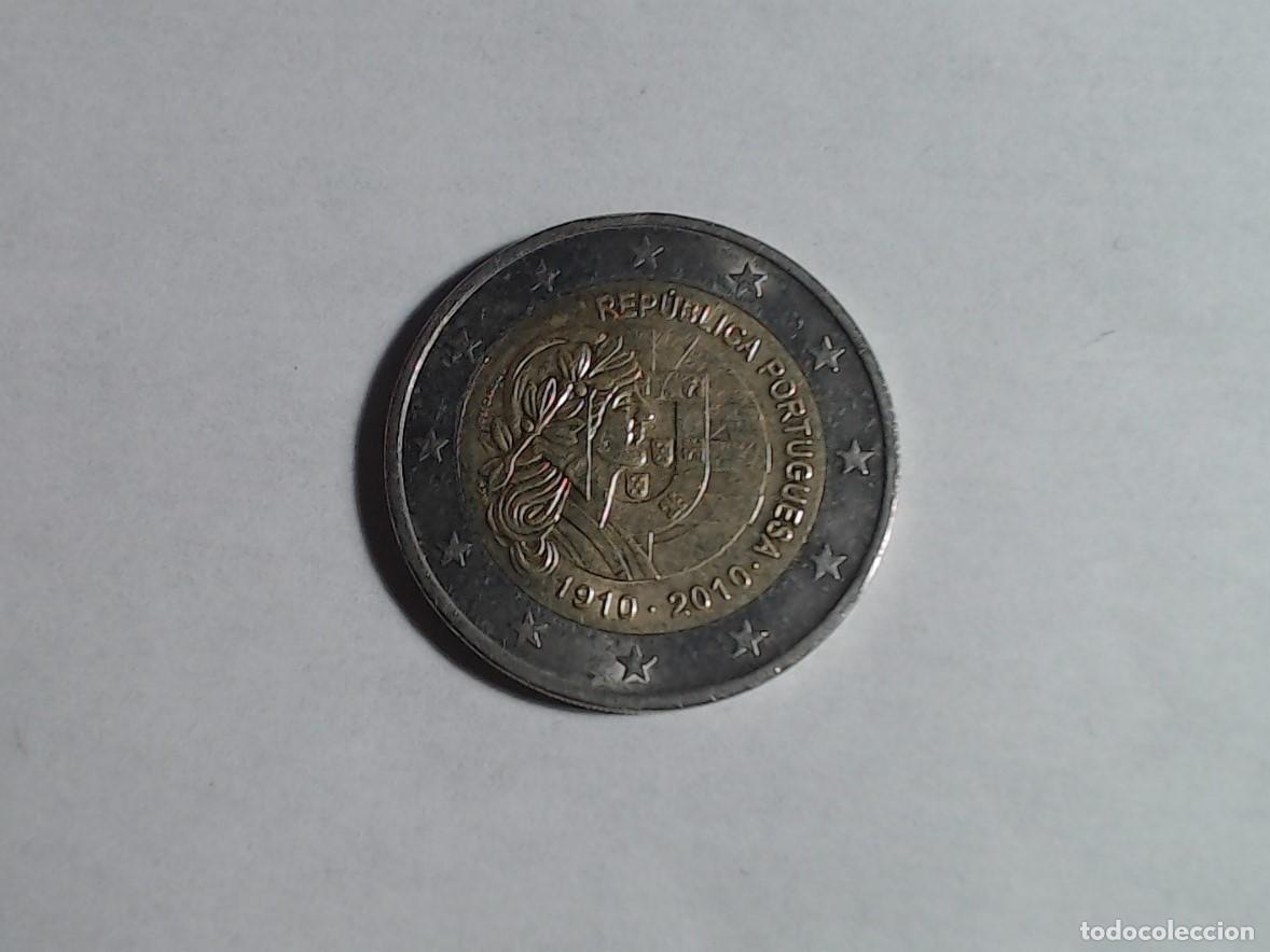 Euros: Moneda 2&euro; Portugal 2010. Republica Portuguesa