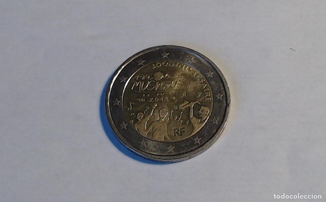 Euros: Moneda 2&euro; Francia 2011. Fete de la Musique