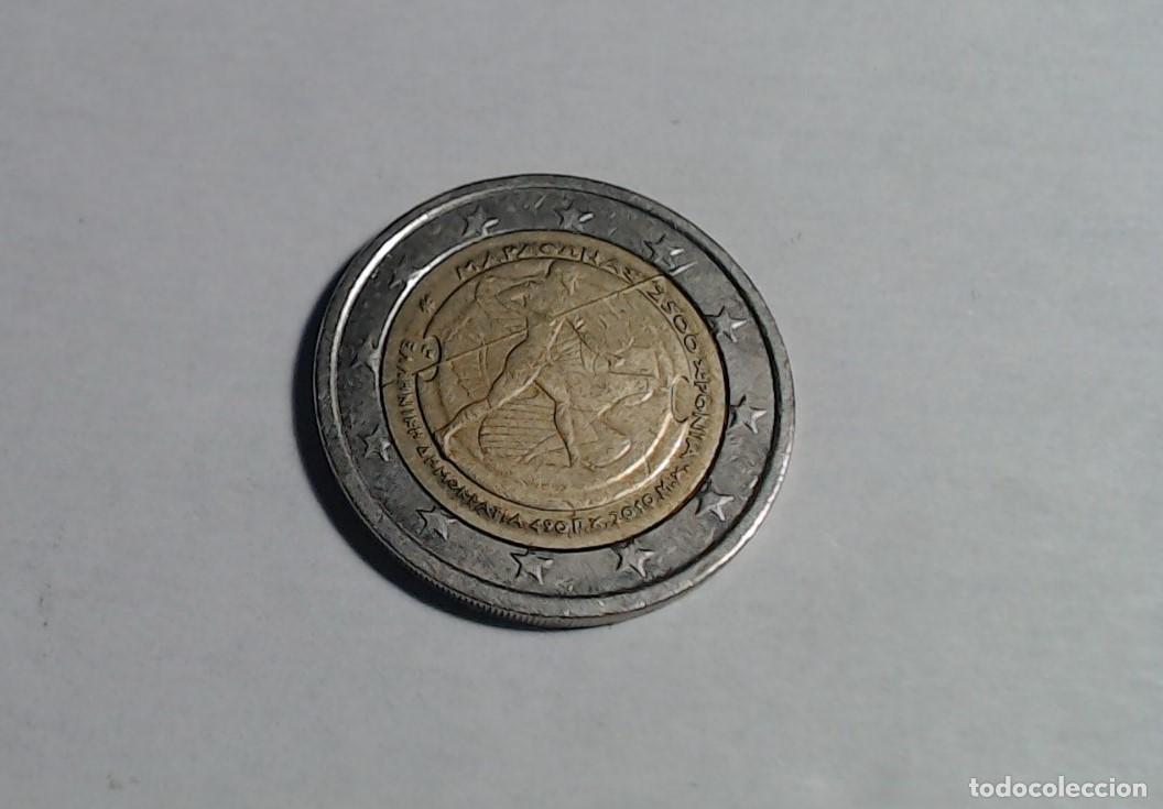 Euros: Moneda 2&euro; Grecia 2010. Batalla Marat&oacute;n