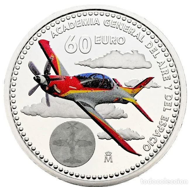Euros: ESPA&Ntilde;A 60 EURO 2026 PLATA - ACADEMIA GENERAL DEL AIRE Y DEL ESPACIO -DISPONIBLE