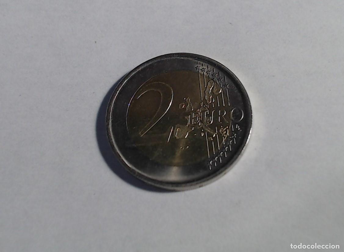 Euros: Moneda 2&euro; Espa&ntilde;a 2005. El Quijote - Foto 2