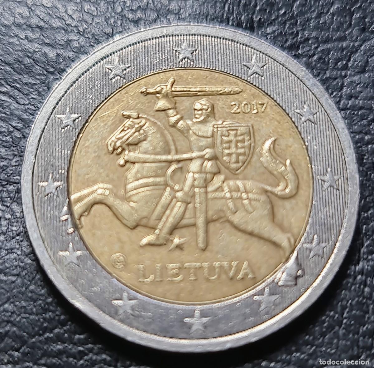 Euros: Lituania 2017 2 euros moneda com&uacute;n Escudo Lituano