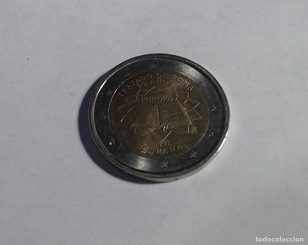 Euros: Moneda 2&euro; Espa&ntilde;a 2007. Uni&oacute;n Europea