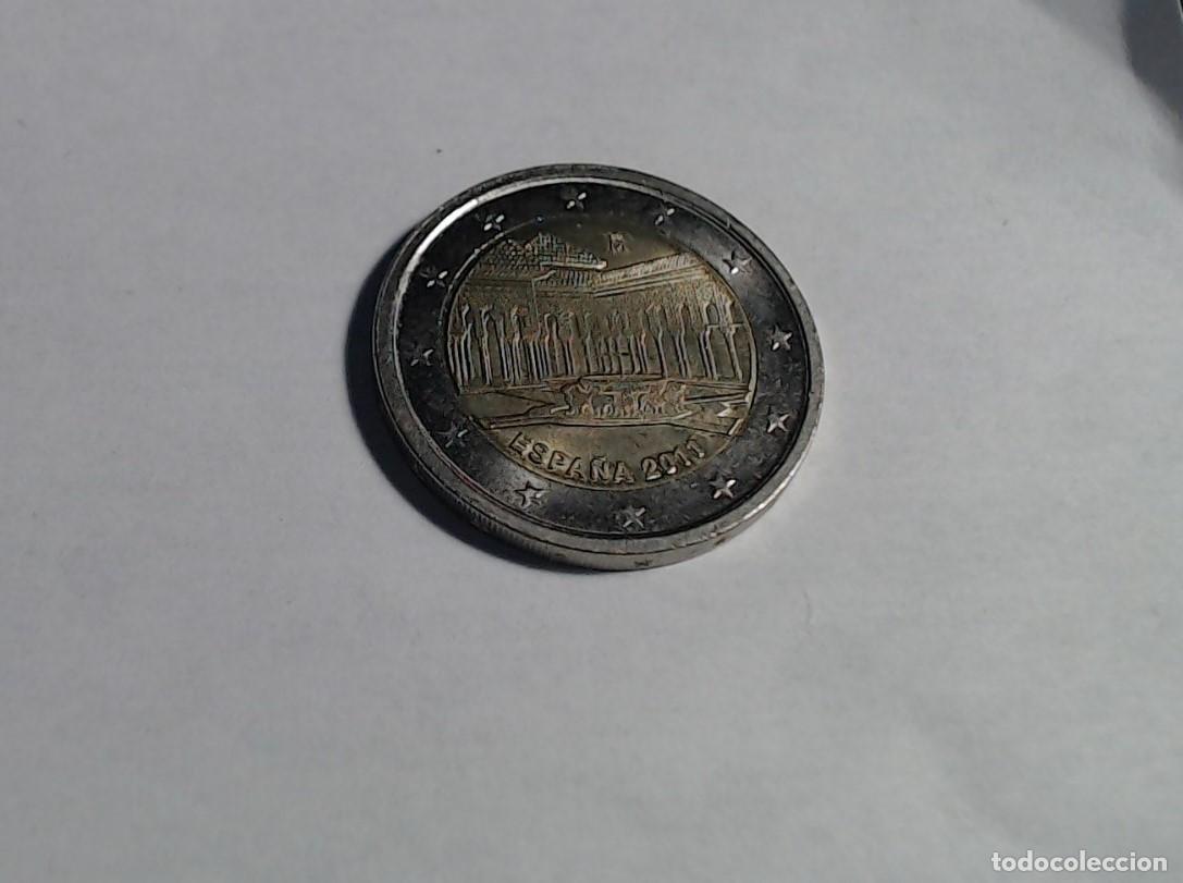 Euros: Moneda 2&euro; Espa&ntilde;a 2011. Patio de los leones - Foto 1