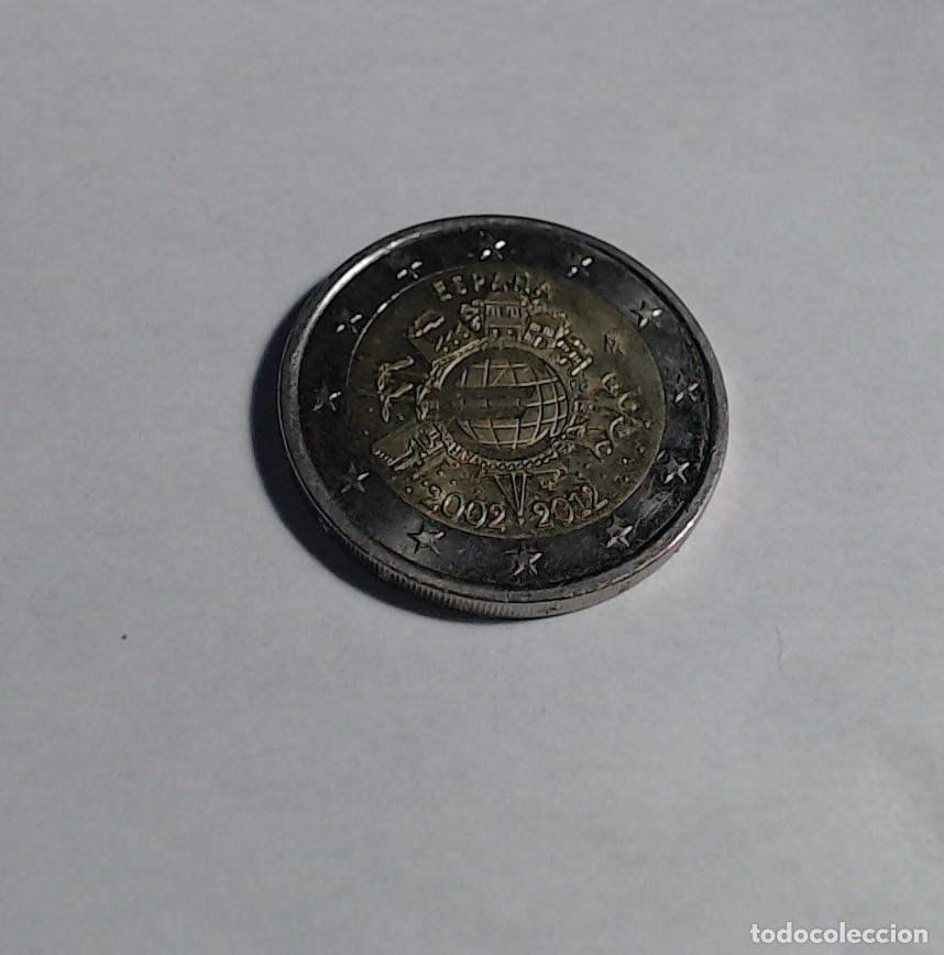 Euros: Moneda 2&euro; Espa&ntilde;a 2012. 10 a&ntilde;os UE