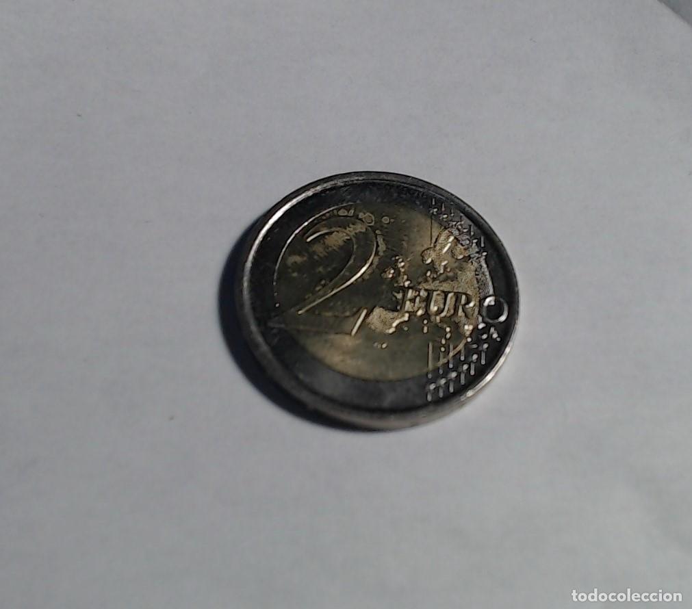 Euros: Moneda 2&euro; Espa&ntilde;a 2012. 10 a&ntilde;os UE - Foto 2