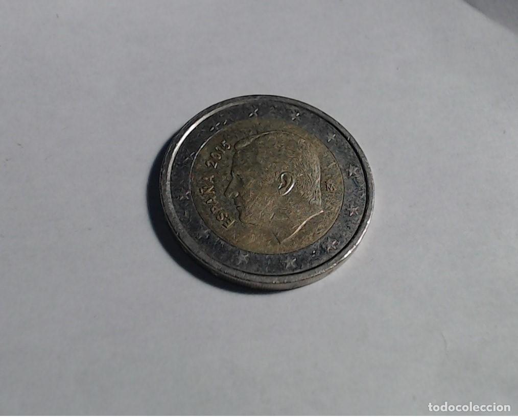 Euros: Moneda 2&euro; Espa&ntilde;a 2015. Felipe - Foto 1