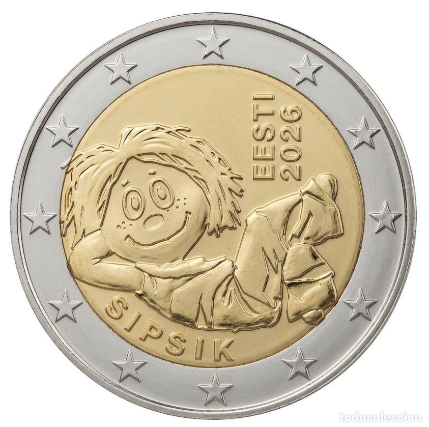 Euros: ESTONIA 2 E. 2026 CONM. SIPSIK - S/C -