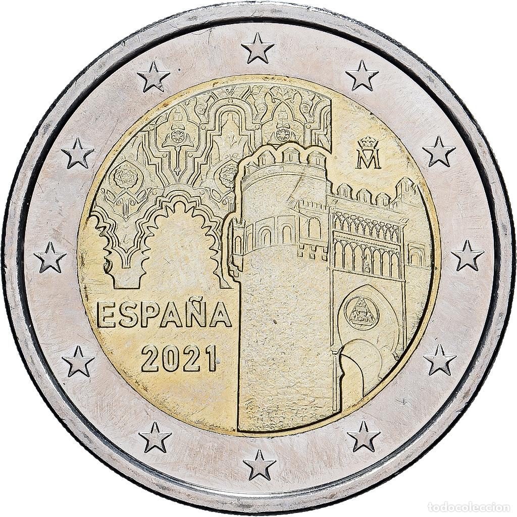 Euros: [#1545652] Espa&ntilde;a, 2 Euro, Toledo, 2021, Madrid, Bimet&aacute;lico, FDC, KM:1513