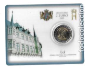 Euros: LUXEMBURGO 2006. COINCARD 2 EUROS. 25 CUMPLEA&Ntilde;OS DEL GD GUILLERMO.