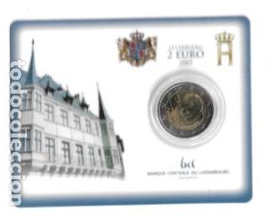 Euros: LUXEMBURGO 2007. COINCARD 2 EUROS. PALACIO GRAN DUCAL.