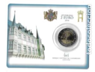 Euros: LUXEMBURGO 2014. COINCARD 2 EUROS. 175&ordm; ANIVERSARIO DE LA INDEPENDENCIA DE LUXEMBURGO.