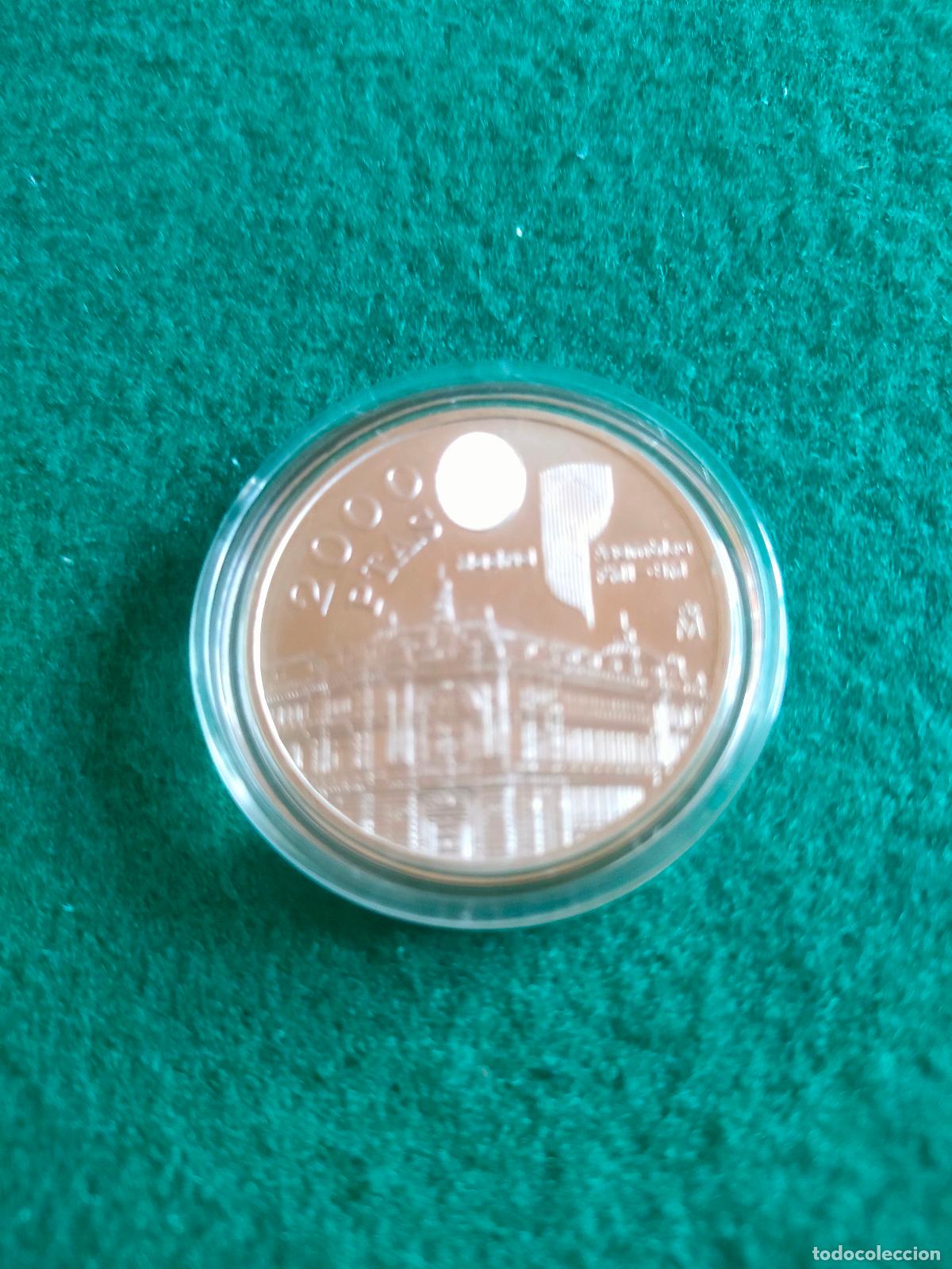 Euros: MONEDA DE PLATA DE 2000 PTAS DE 1994 - Foto 2
