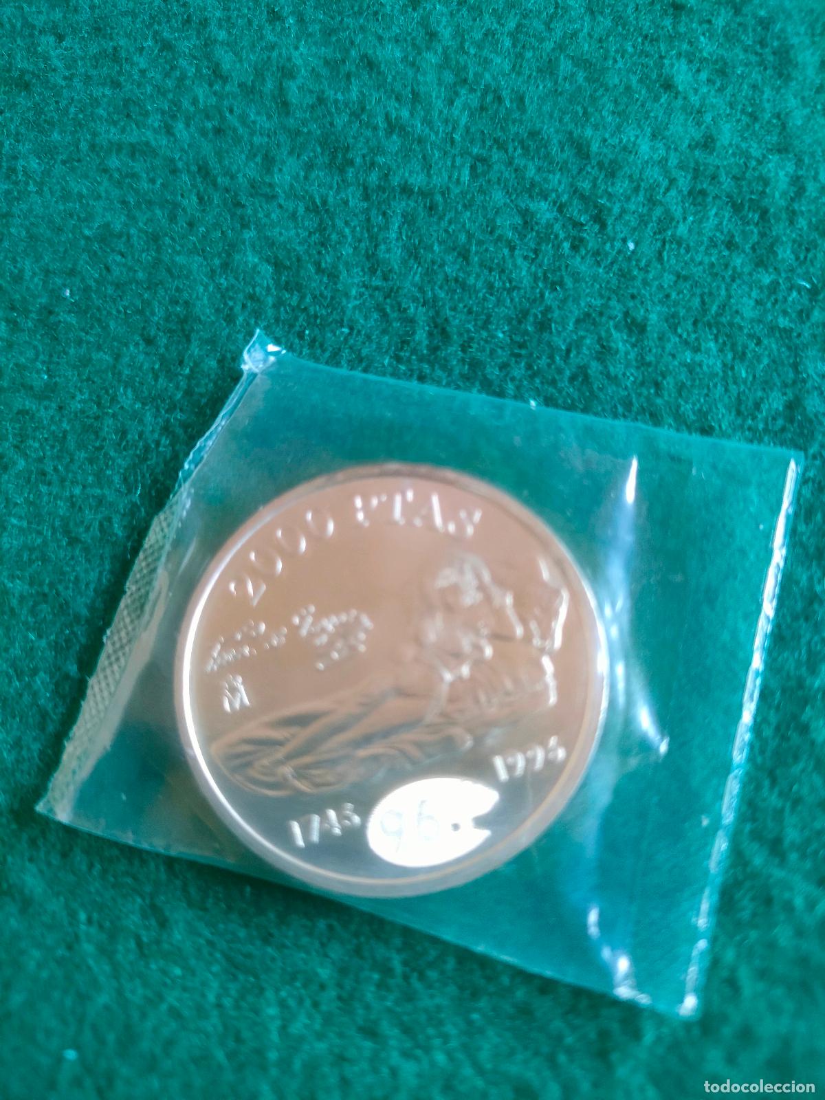 Euros: MONEDA DE PLATA DE 2000 PTAS DE 1996 - Foto 2