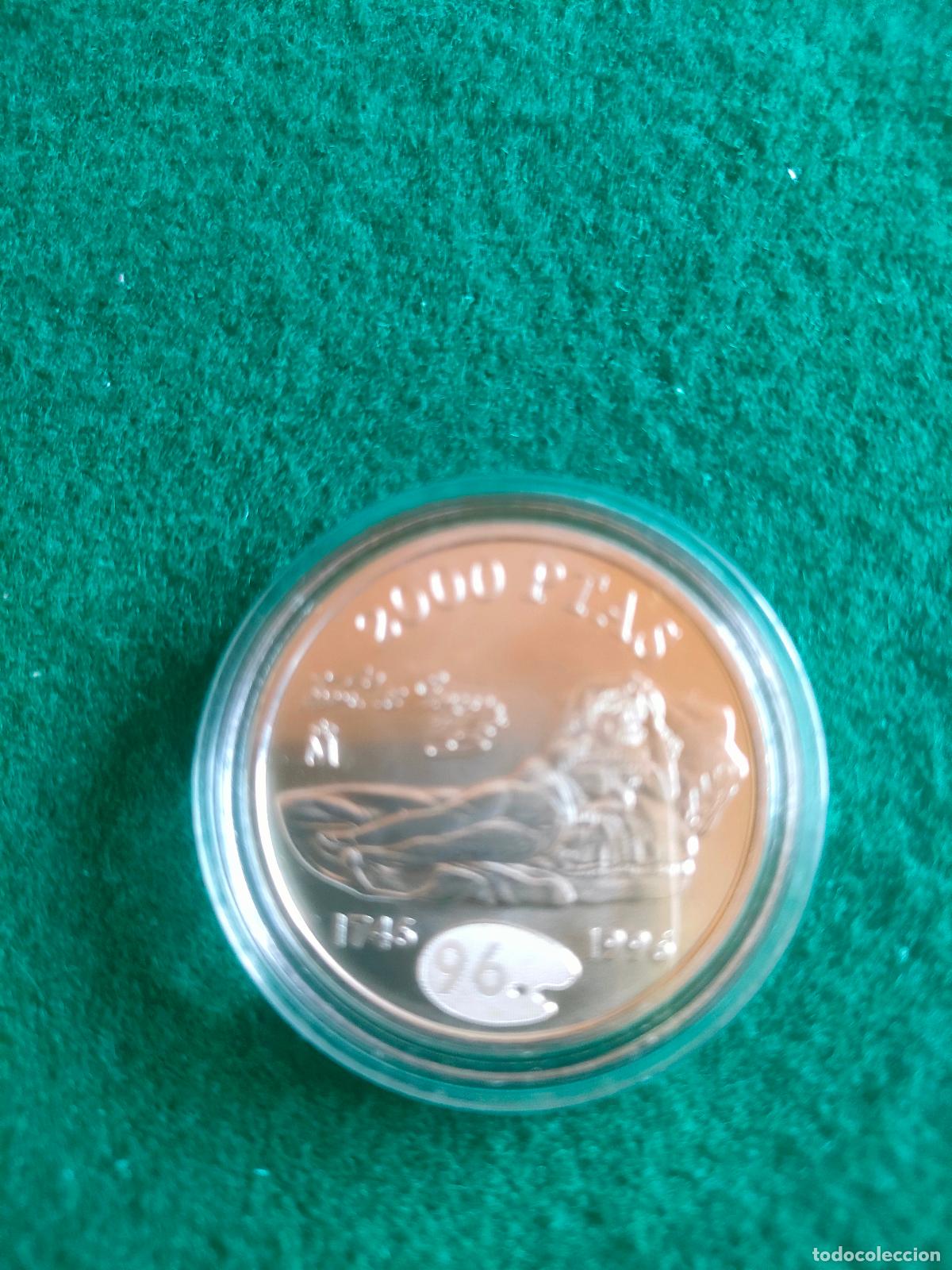 Euros: MONEDA DE PLATA DE 2000 PTAS DE 1996 - Foto 2