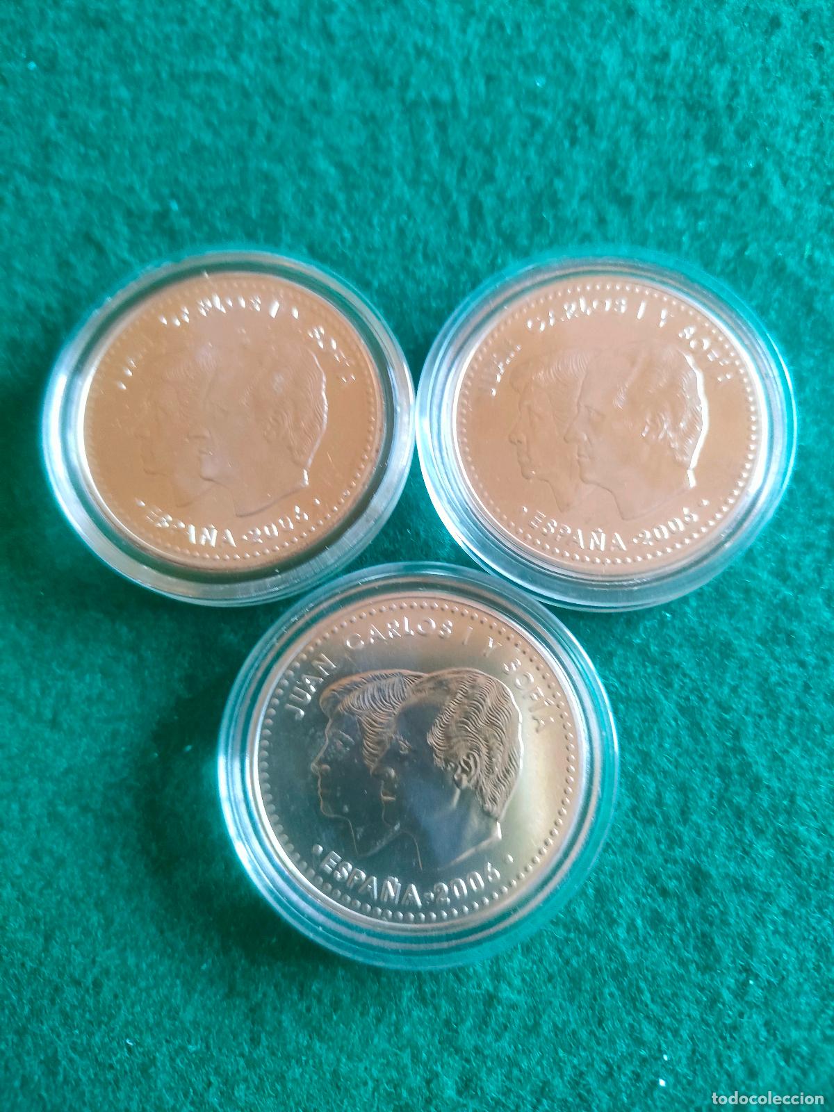 Euros: 3 MONEDAS DE PLATA DE 12 EUROS DE 2006