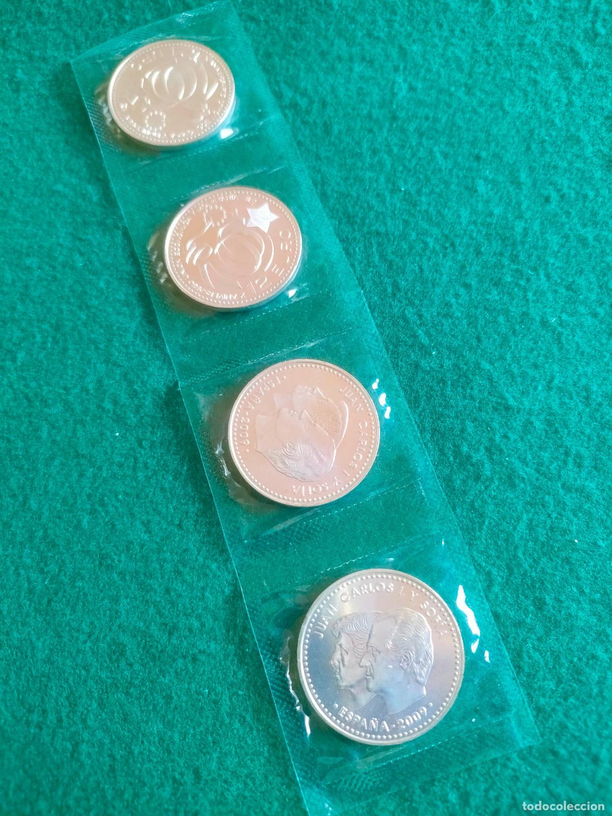 Euros: 4 MONEDAS DE PLATA DE 12 EUROS DE 2009