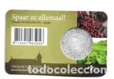 Euros: HOLANDA 2010. COINCARD DE 5 &euro;. MAX HAVELAAR. - Foto 2