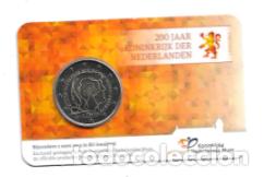 Euros: HOLANDA 2013. COINCARD DE 2 &euro; DE LOS 200 A&Ntilde;OS DEL REINO DE HOLANDA.