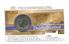 Euros: HOLANDA 2013. COINCARD DE 2 &euro; DEL DOBLE RETRATO