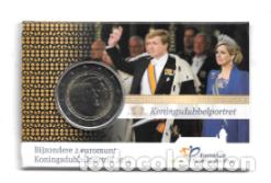 Euros: HOLANDA 2014 COINCARD DE 2 &euro; DE ABDICACION DE LA REINA CON LIBRILLO